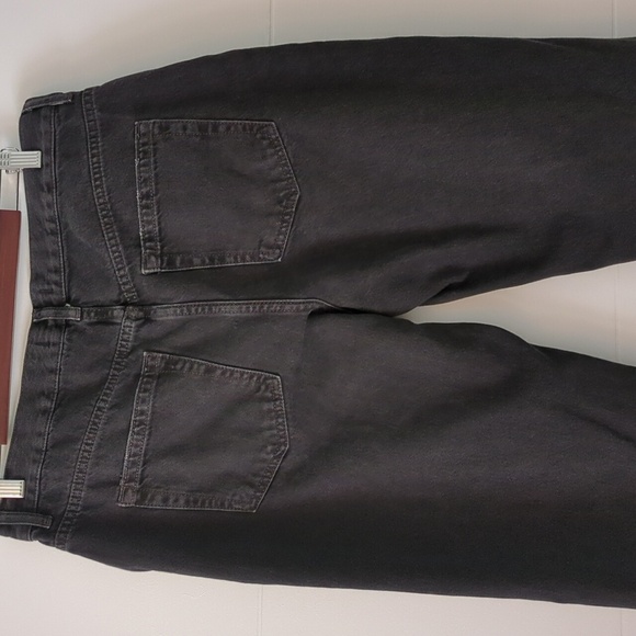 We the free Maggie Button fly Mid rise black  distressed Boho jeans Size 31 - Picture 7 of 9